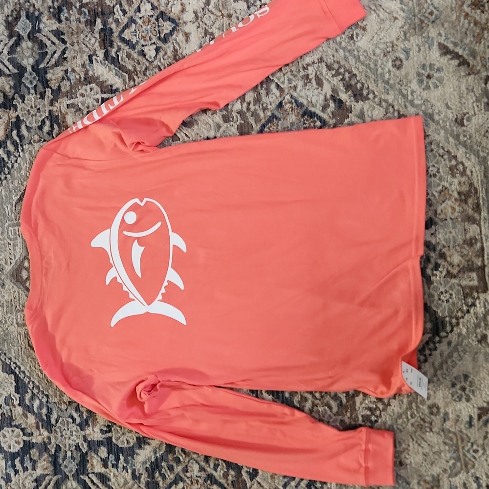 Southern Tide  Coral Long Sleeve Grafic Shirt - Picture 4 of 8